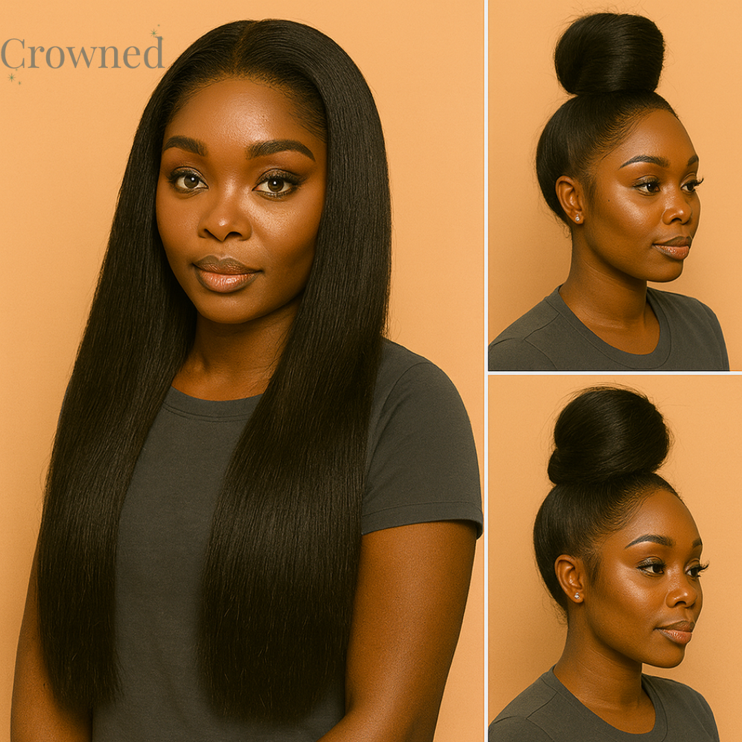 Crowned Frontal Glueless Wig
