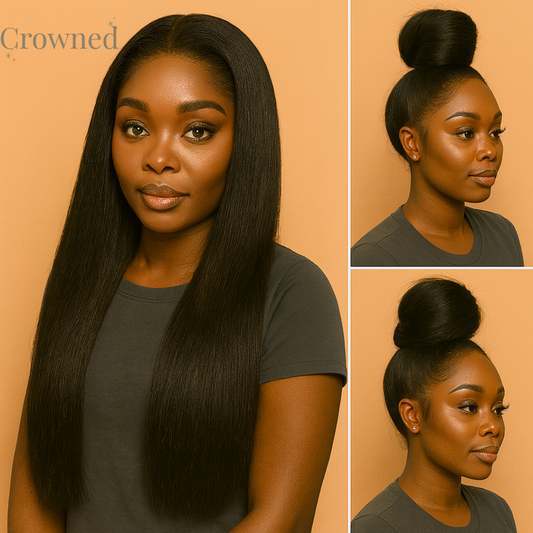 Crowned Frontal Glueless Wig