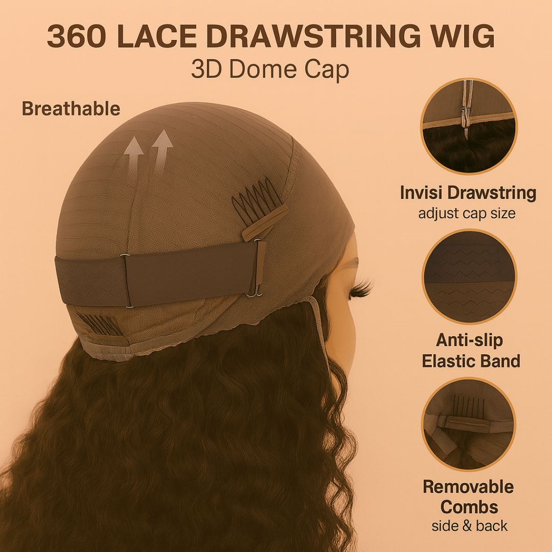 Crowned Frontal Glueless Wig