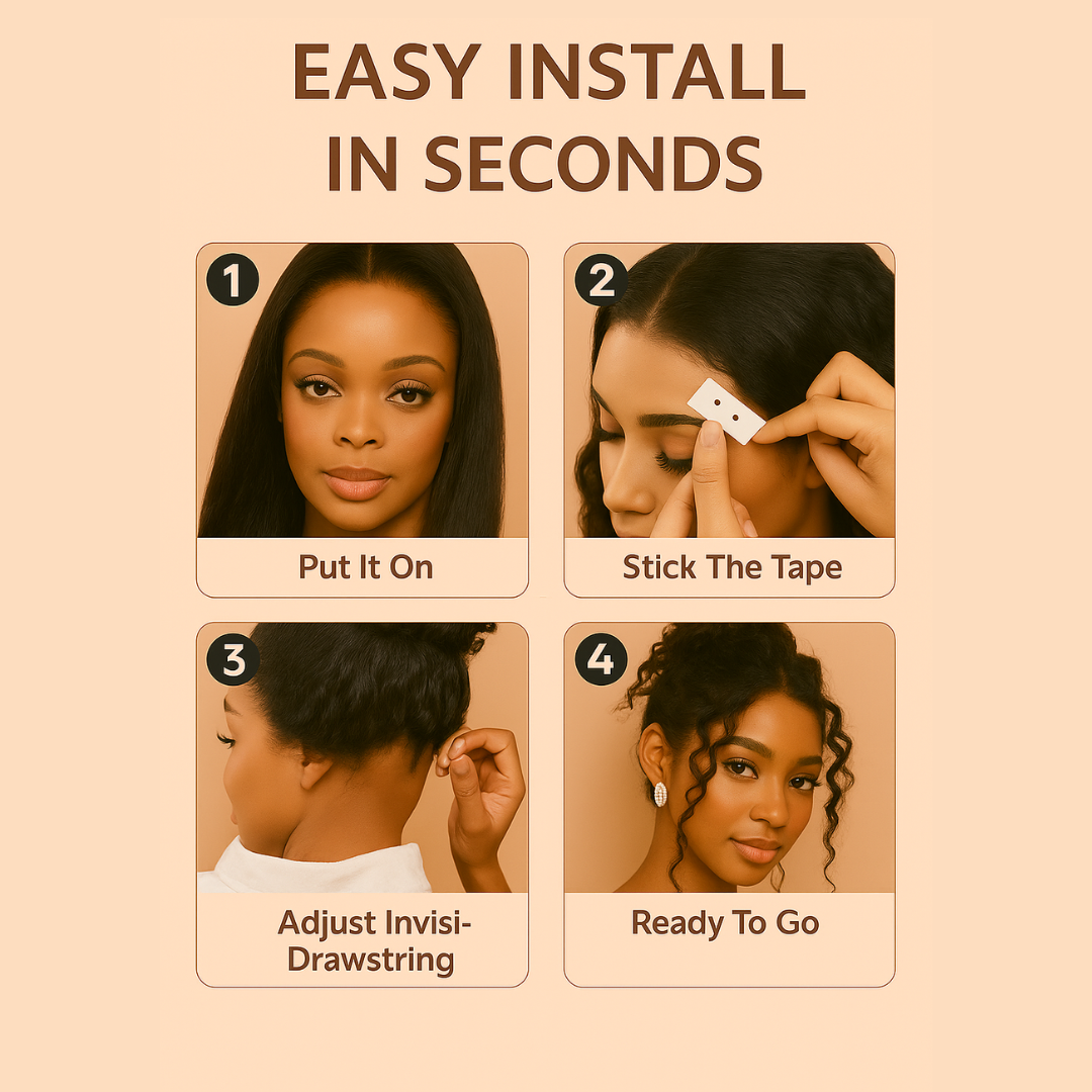 Crowned Frontal Glueless Wig